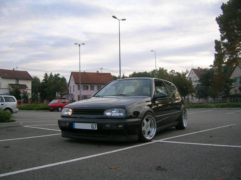 Mes ex VW Golf german look 