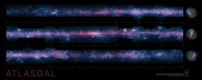 La voie lactée vue par le télescope APEX