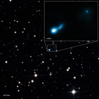 Le jet du trou noir nommé : B3 0727 + 409.