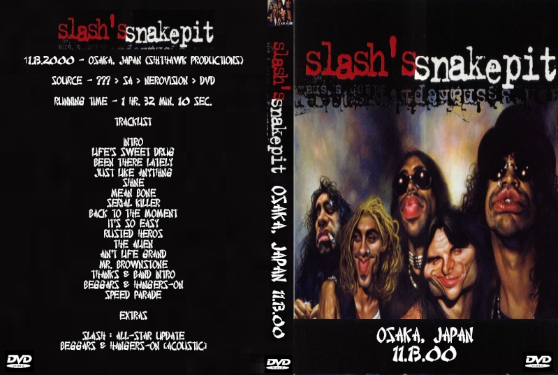 Slash's Snakepit   Osaka 13/11/2000 [DVD] preview 0