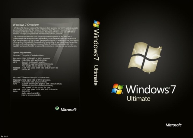  Windows 7 Ultimate 7600 OEM (32/64Bit) Activated 