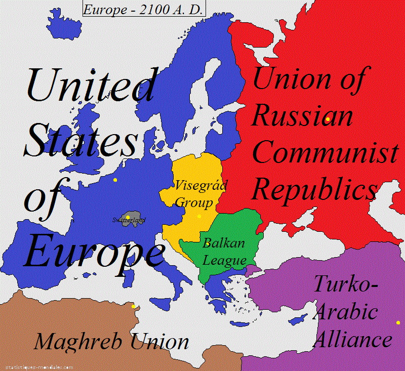 Europe 2100 A D Imaginarymaps