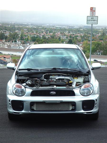 2002 wrx store front mount intercooler