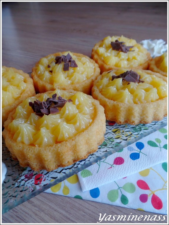 Tartelettes Au Lemon Curd Et Framboise A Lorée Des Douceurs 