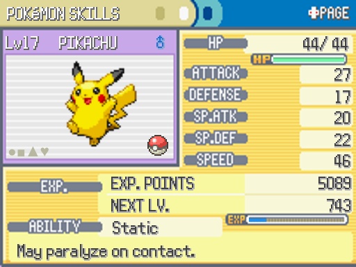 Making the party/Pokémon summary screens 3rd Gen style